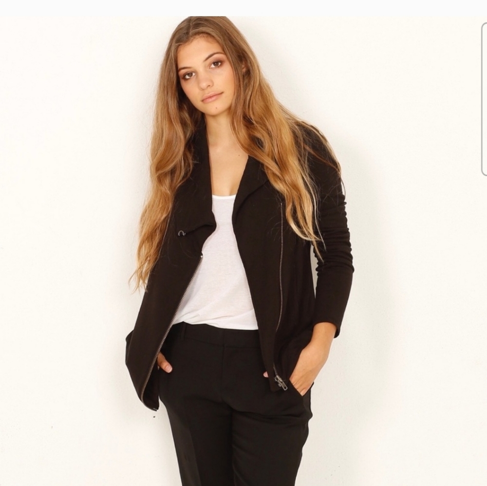 Soft sweatshirt jacket